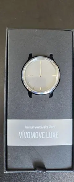 【良品】GARMIN vivomove Luxe Silver