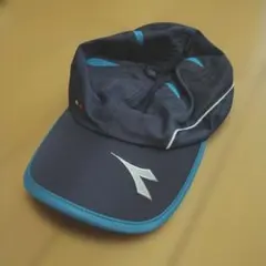 Diadora キャップ ネイビー×ブルー ジュニアのサムネイル