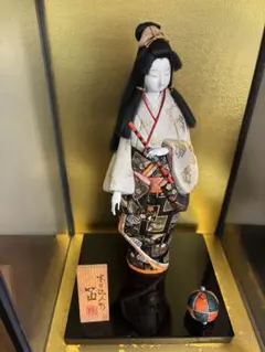 博多人形 点茶 吉武國明氏作 ガラスケース無し 日本人形 - メルカリ