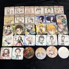 ⭐️鬼滅の刃⭐️【64点セット】特典　コースター　大量　グッズまとめ売り ⑥鬼滅の刃 柱カフェ限定 柱展開催記念コースター 【9種類