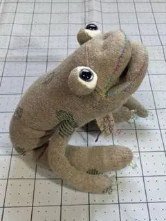 ハンドメイド　ソックスモンキー　 ぬいぐるみ No.193 ソックスカエル