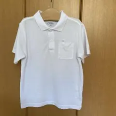 白ポロシャツ120サイズ