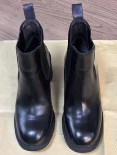 カンペール　ブラック サイドゴアブーツ レザー　size36