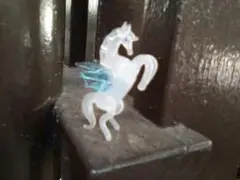 天馬　ペガサスのガラス工芸品