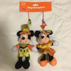 ディズニーハロウィン 30周年 ミキミニぬいぐるみストラップ