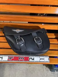【✨希少✨】ハーレーダビッドソン レザー スタッズ ウエストバッグ バイカーズ ハーレーダビッドソン レザー スタッズ ウエストバッグ バイカーズ 黒