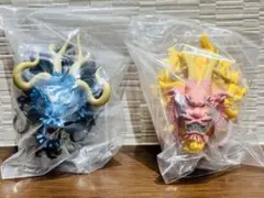 一番くじ ワンピースEX F賞 ヘッドマグネット カイドウ モモの助 2体セット