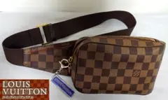 LOUIS VUITTON　ダミエ ジェロニモス ボディバッグ　 LVホルダー付のサムネイル