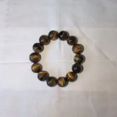 本日限定値下 ☆超大玉16mm☆ 夢幻タイガーアイ 極上キャッツアイ 