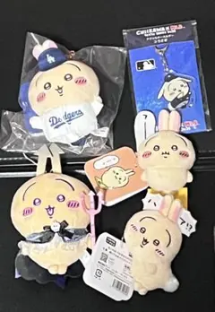 ちいかわ　うさぎ　ぬいぐるみ アクリルキーホルダー ５点セット