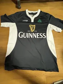 GUINNESS DRY FIT PERFORMANCE M 黒/白 シャツ