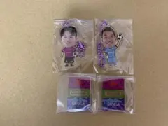 京都サンガF.C. 平岡太陽 村上昌謙 ミニアクリルスタンドキーホルダー