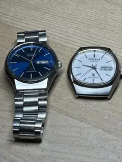 CITIZEN CRYSTRON クォーツ 2本セット　DAYDATE ジャンクのサムネイル