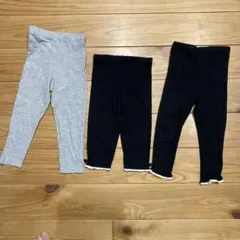 プティマイン他⭐︎スパッツ 3点セット 100cm グレー・ブラック