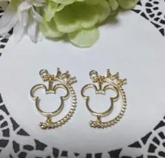 レジン枠 回転式 フレーム ゴールドパーツ　スター