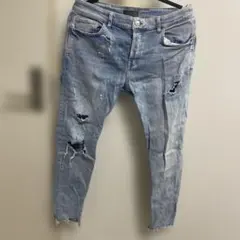 ZARA MAN ダメージ加工デニム 34