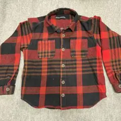 RODEO CROWNS 赤黒チェック 長袖シャツ