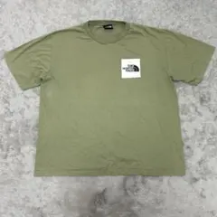 THE NORTH FACE バックロゴ 半袖 カーキ XL BZ04