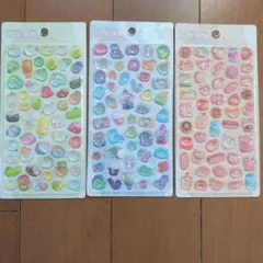 クリアぷくぷくキャンディシール ボンボンドロップシール　吉田産業　3点セット