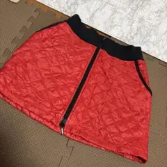VIVA HEART 赤 スカート　レッド　防寒　ゴルフ　ゴルフウェア