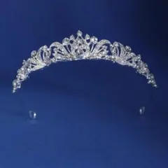 ラインストーン ティアラ ヘッドドレス ウェディング