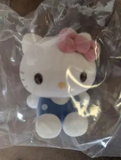 ぬいっぽコット　ハローキティ フロッキーフィギュア ガチャ