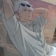 呪術廻戦 セガラッキーくじ 明昼の刻・黄昏の刻　F賞クリアファイルセット 五条悟