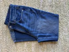 フリンジ裾　デニム