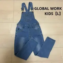 GLOBAL WORK、オーバーオール、サロペット、キッズ、Lサイズ