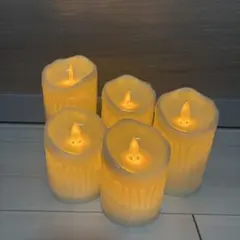 LEDキャンドル 5個セット