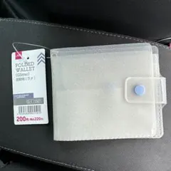 DAISO FOLDED WALLET 折財布 ラメ クリアのサムネイル