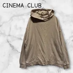 【CINEMA CLUB】 パーカー　トレーナーベージュ フーディー