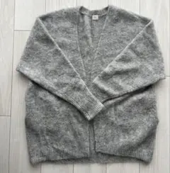 green label relaxing アルパカシャギーニットカーディガン