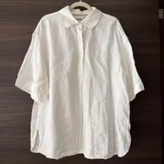 JW ANDERSON UNIQLO リネン 半袖シャツ ホワイトのサムネイル