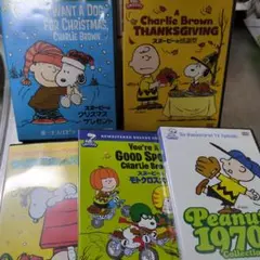 スヌーピーDVD５枚　値引きしました。
