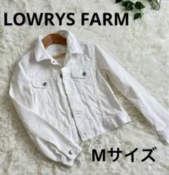 LOWRYS FARM ホワイト デニムジャケット Mサイズ