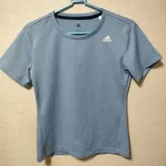アディダス adidas CLIMALITE Tシャツ ライトブルー Mのサムネイル