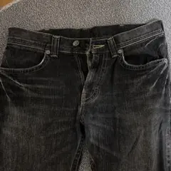 Wrangler メンズ ブラックデニムパンツのサムネイル