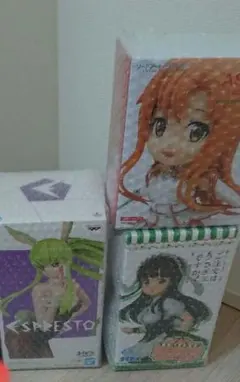 【プライズフィギュアおまとめセット】アスナ☆千夜☆C.C.