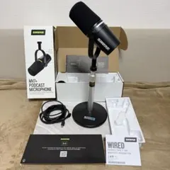 SHURE MV7i USBマイク ATL458A/3.0 XLRマイクケーブル - メルカリ