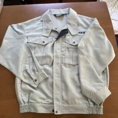 作業着ブルゾン L 会社名刺繍入り　ライトグリーン