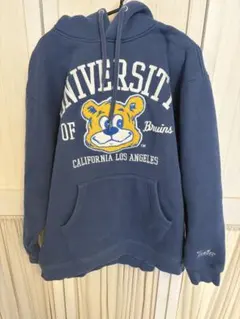 UCLA ネイビー パーカー M フード　古着のサムネイル