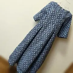 ♥️浴衣リメイク♥五分袖＆ウエストタックのワンピース♥新品反物からハンドメイド♥