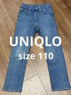 UNIQLO HEATTECH デニムパンツ 110 キッズ