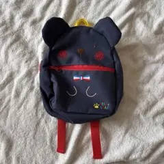 クマ耳付きネイビーリュック