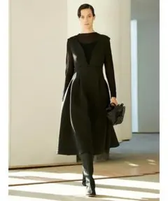 CELFORD ポンチジャンパードレス　サイズ36 ブラック