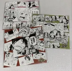 ワンピース 麦わらストア 限定特典 イラストシート ルフィ 冒険の