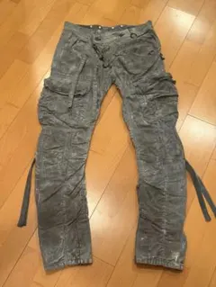 美品yasuyuki ishii 多重カーゴパンツ ブラック archive - メルカリ