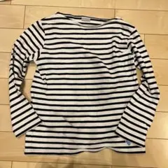 人気　定番　オーシバル　バスクシャツ　ボーダー　サイズ1 白×黒