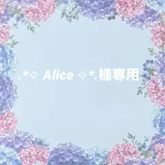 .*⁠✧⁠ Alice ✧⁠*.様専用